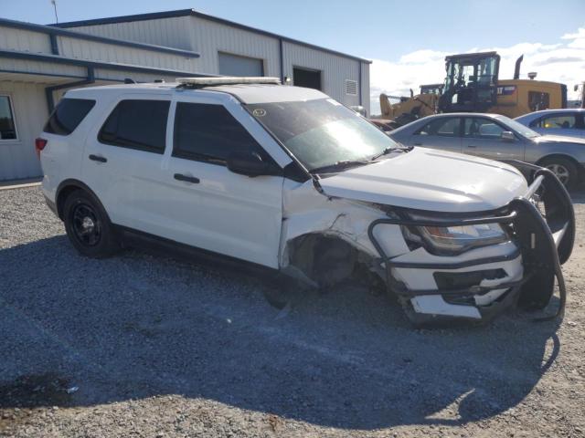 1FM5K8AR6KGB22427 - 2019 FORD EXPLORER POLICE INTERCEPTOR Белый фото 4