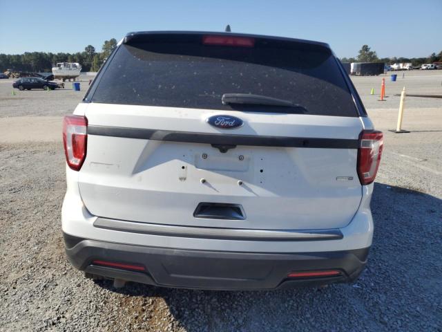 1FM5K8AR6KGB22427 - 2019 FORD EXPLORER POLICE INTERCEPTOR Белый фото 6