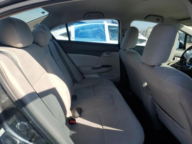 2HGFB2F54DH524144 - 2013 HONDA CIVIC LX GRAY photo 10