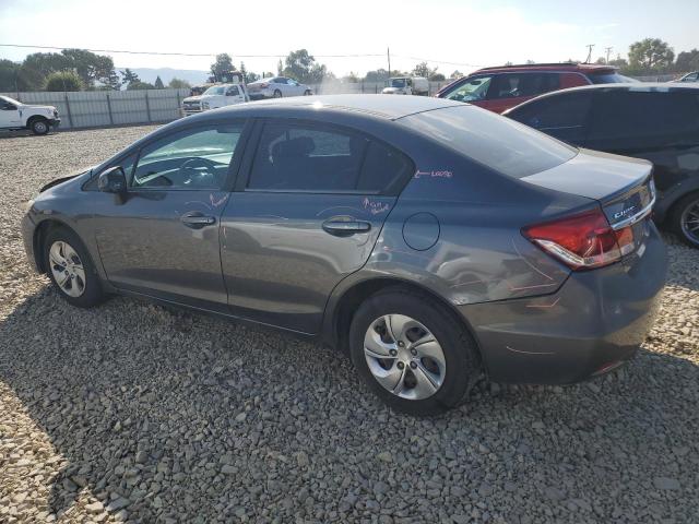 2HGFB2F54DH524144 - 2013 HONDA CIVIC LX GRAY photo 2