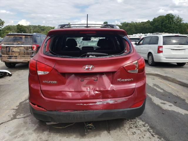 KM8JU3AC3CU507261 - 2012 HYUNDAI TUCSON GLS RED photo 6