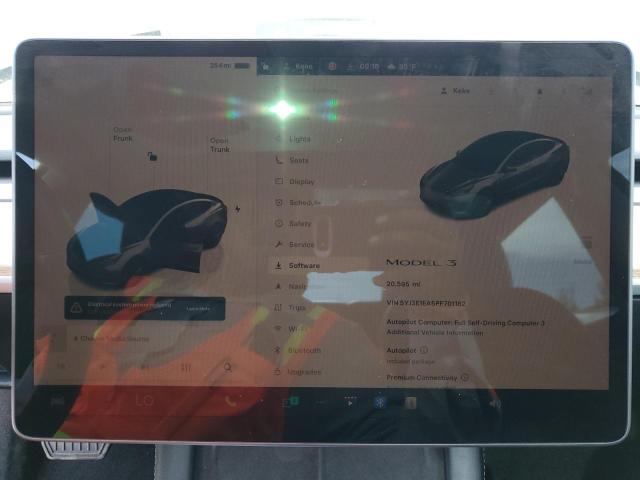 5YJ3E1EA5PF701182 - 2023 TESLA MODEL 3 Gri fotoğraf 9