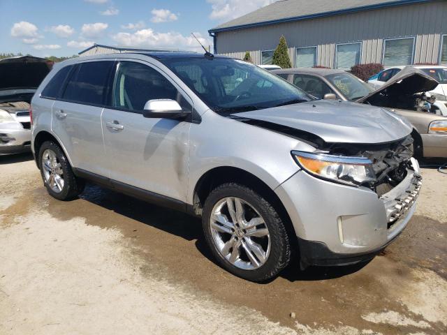 2FMDK3JC1EBA03951 - 2014 FORD EDGE SEL SILVER photo 4