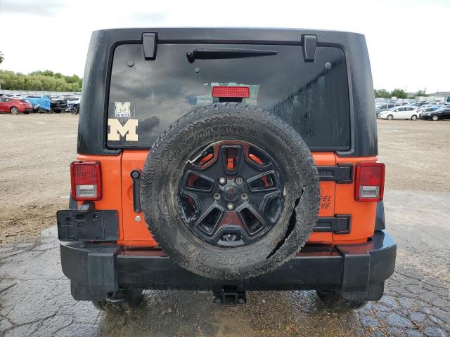 1C4AJWAG1FL582780 - 2015 JEEP WRANGLER SPORT ORANGE photo 6