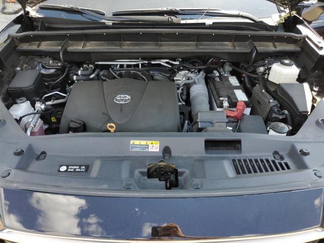 5TDGZRAH3NS133515 - 2022 TOYOTA HIGHLANDER XLE BROWN photo 12