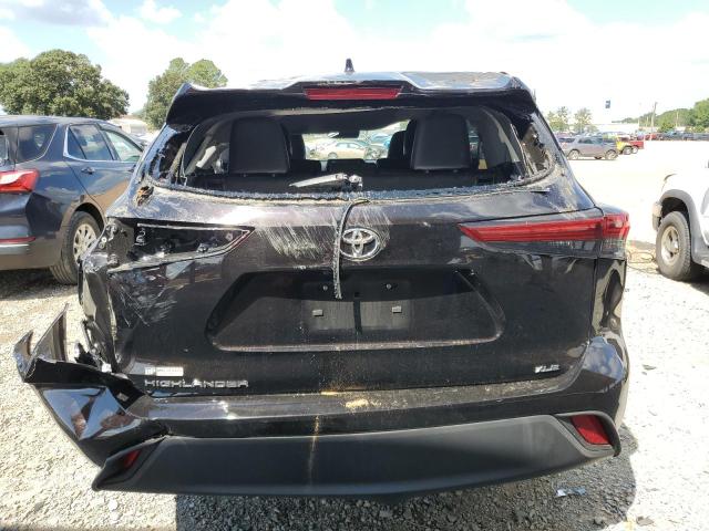 5TDGZRAH3NS133515 - 2022 TOYOTA HIGHLANDER XLE BROWN photo 6