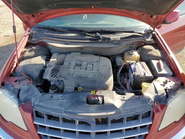 2A8GM68X57R163940 - 2007 CHRYSLER PACIFICA TOURING RED photo 11