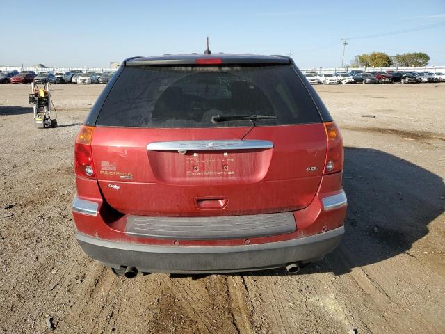 2A8GM68X57R163940 - 2007 CHRYSLER PACIFICA TOURING RED photo 6