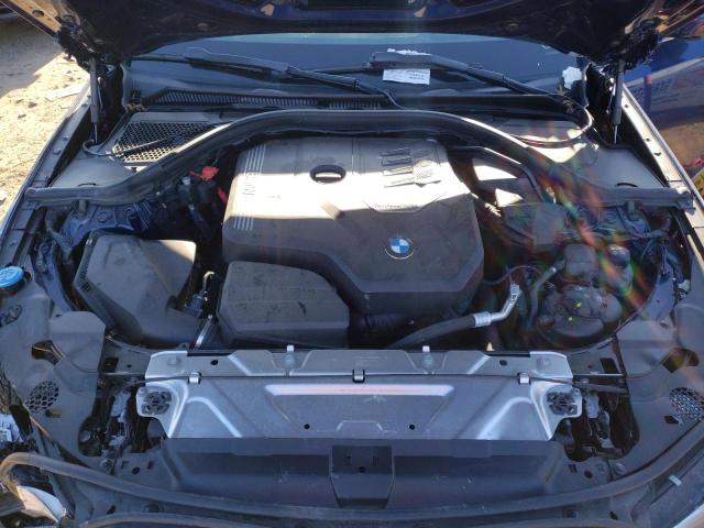 WBA5R7C56KFH32449 - 2019 BMW 330XI ლურჯი ფოტო 11