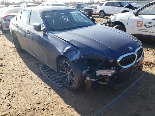 WBA5R7C56KFH32449 - 2019 BMW 330XI ლურჯი ფოტო 4