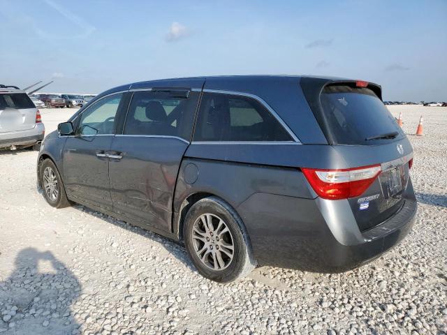 5FNRL5H43DB066410 - 2013 HONDA ODYSSEY EX GRAY photo 2