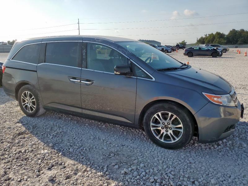5FNRL5H43DB066410 - 2013 HONDA ODYSSEY EX GRAY photo 4