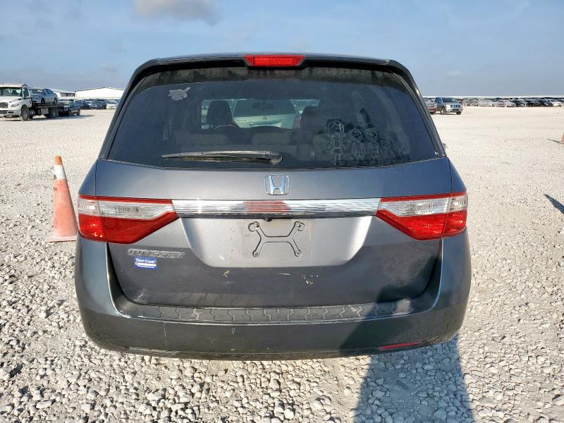 5FNRL5H43DB066410 - 2013 HONDA ODYSSEY EX GRAY photo 6
