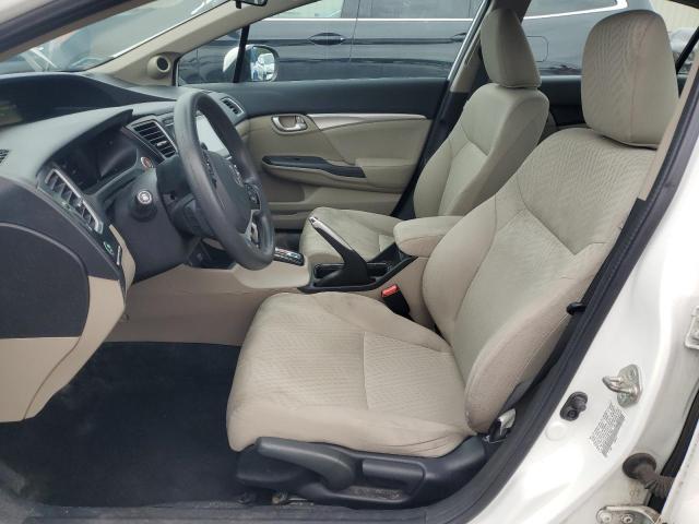 19XFB2F86FE217940 - 2015 HONDA CIVIC EX WHITE photo 7