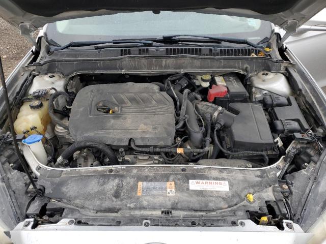 3FA6P0HDXER155570 - 2014 FORD FUSION SE SILVER photo 11