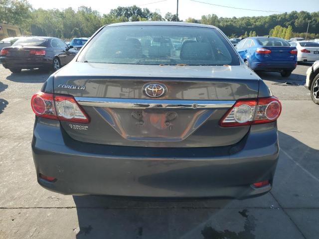 2T1BU4EE3DC108276 - 2013 TOYOTA COROLLA BASE GRAY photo 6