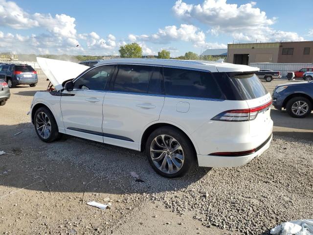 5LMYJ8XY2NNL00572 - 2022 LINCOLN AVIATOR GRAND TOURING WHITE photo 2