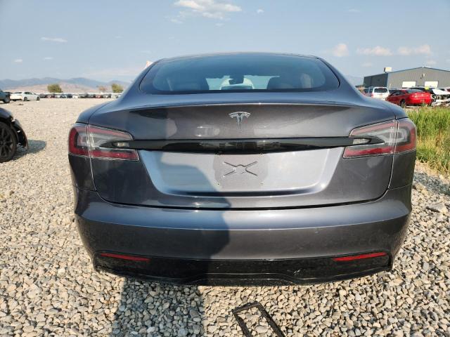 5YJSA1E53MF433657 - 2021 TESLA MODEL S Серый фото 6