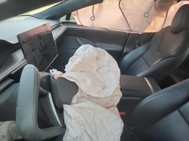 5YJSA1E53MF433657 - 2021 TESLA MODEL S Серый фото 9