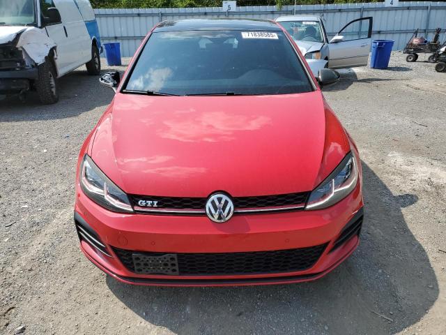 3VW547AU8JM254393 - 2018 VOLKSWAGEN GTI S RED photo 5