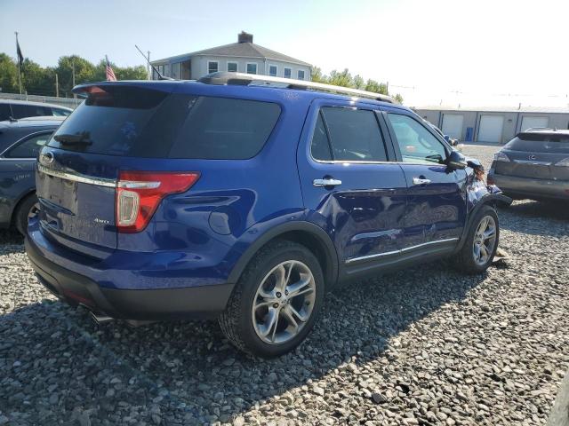 1FM5K8F89DGA05847 - 2013 FORD EXPLORER LIMITED Blau Foto 3