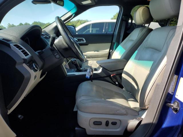 1FM5K8F89DGA05847 - 2013 FORD EXPLORER LIMITED Blau Foto 7