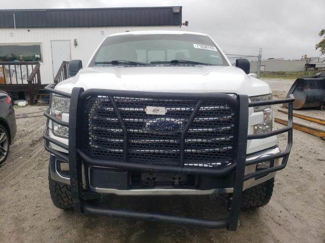 1FTEX1CP5FFA57591 - 2015 FORD F150 SUPER CAB WHITE photo 5