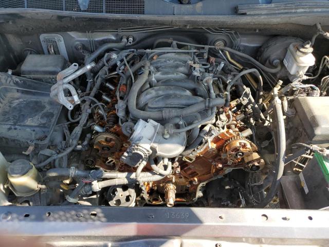 5TFUY5F18CX220327 - 2012 TOYOTA TUNDRA DOUBLE CAB SR5 GRAY photo 11