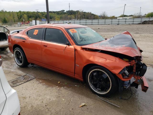 2B3KA53HX6H195342 - 2006 DODGE CHARGER R/T ORANGE photo 4