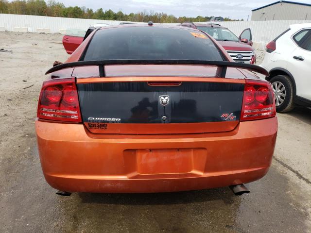 2B3KA53HX6H195342 - 2006 DODGE CHARGER R/T ORANGE photo 6