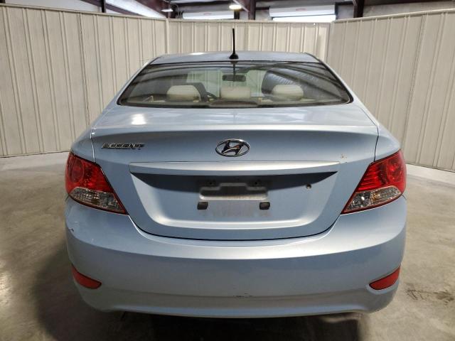 KMHCT4AE4DU395185 - 2013 HYUNDAI ACCENT GLS BLUE photo 6