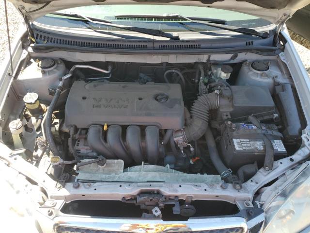1NXBR32E05Z516251 - 2005 TOYOTA COROLLA CE 银色 照片 11