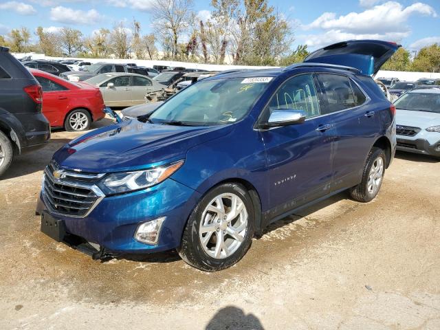 2GNAXXEVXL6100199 - 2020 CHEVROLET EQUINOX PREMIER BLUE photo 1