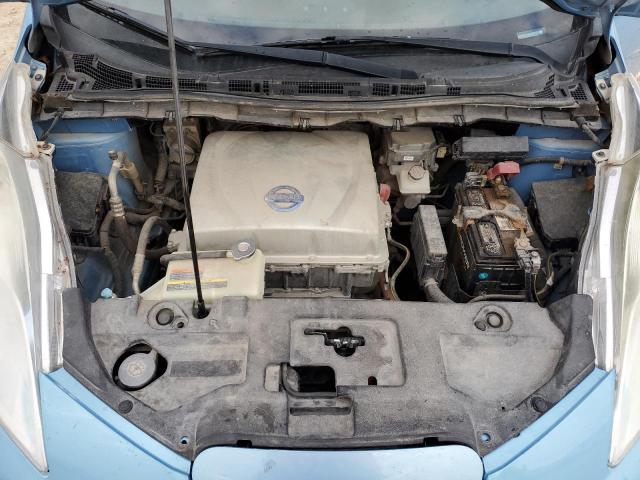 1N4AZ0CP7FC314549 - 2015 NISSAN LEAF S BLUE photo 11