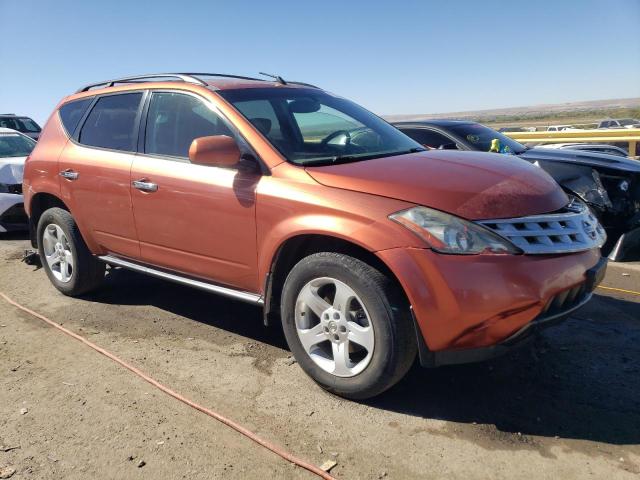 JN8AZ08W44W335868 - 2004 NISSAN MURANO SL ORANGE photo 4