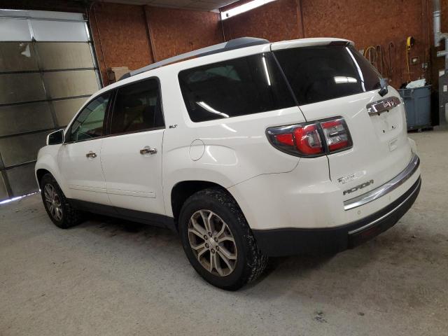 1GKKVRKD4DJ204092 - 2013 GMC ACADIA SLT-1 WHITE photo 2