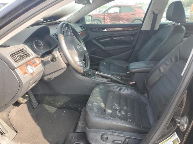 1VWCN7A32DC086848 - 2013 VOLKSWAGEN PASSAT SEL BLACK photo 7