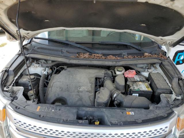 1FM5K7D8XEGC19406 - 2014 FORD EXPLORER XLT WHITE photo 11