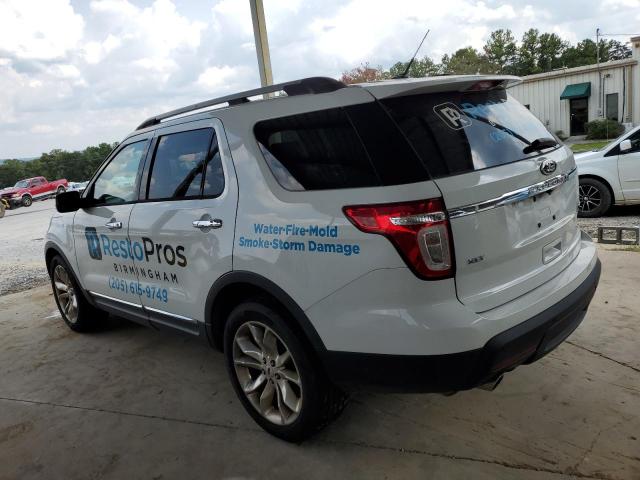 1FM5K7D8XEGC19406 - 2014 FORD EXPLORER XLT WHITE photo 2