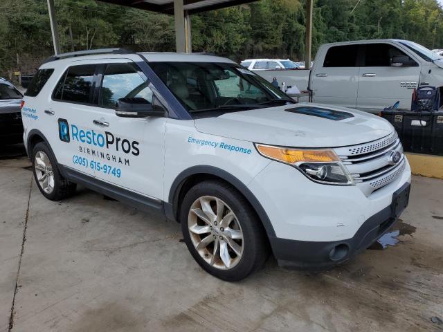 1FM5K7D8XEGC19406 - 2014 FORD EXPLORER XLT WHITE photo 4