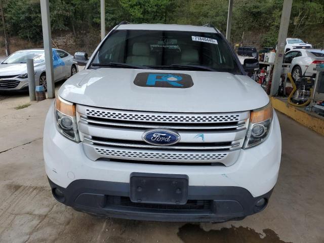 1FM5K7D8XEGC19406 - 2014 FORD EXPLORER XLT WHITE photo 5
