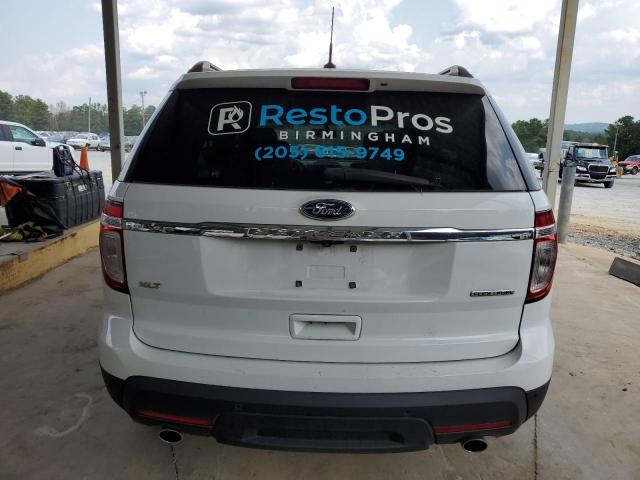 1FM5K7D8XEGC19406 - 2014 FORD EXPLORER XLT WHITE photo 6