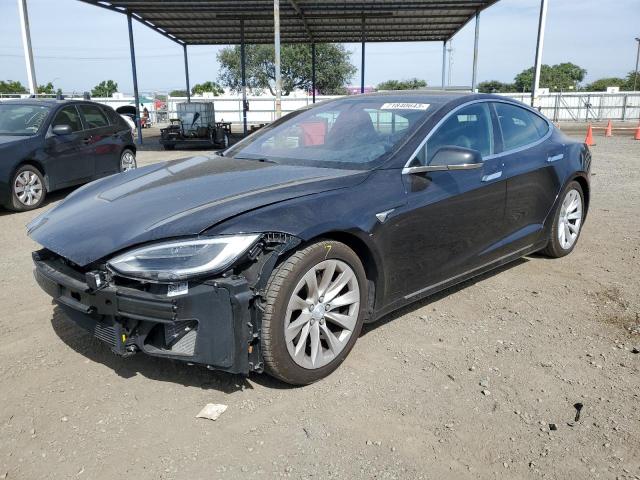 5YJSA1E11HF189655 - 2017 TESLA MODEL S Սև լուսանկար 1