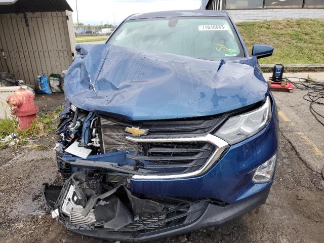 2GNAXUEV0K6123858 - 2019 CHEVROLET EQUINOX LT BLUE photo 5