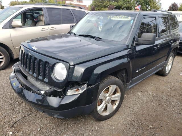 1C4NJRFB3DD222353 - 2013 JEEP PATRIOT LATITUDE BLACK photo 1