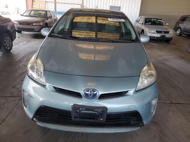 JTDKN3DU3C1545424 - 2012 TOYOTA PRIUS TURQUOISE photo 5