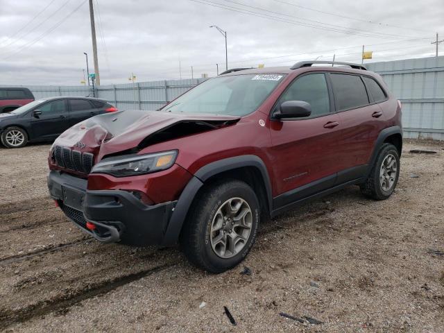 1C4PJMBX7LD527415 - 2020 JEEP CHEROKEE TRAILHAWK BURGUNDY photo 1