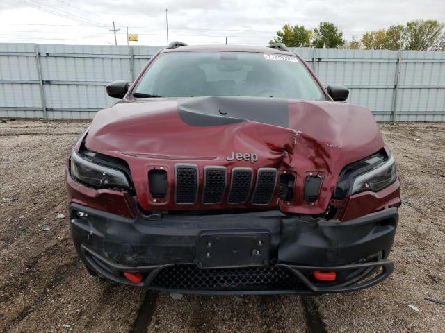 1C4PJMBX7LD527415 - 2020 JEEP CHEROKEE TRAILHAWK BURGUNDY photo 5