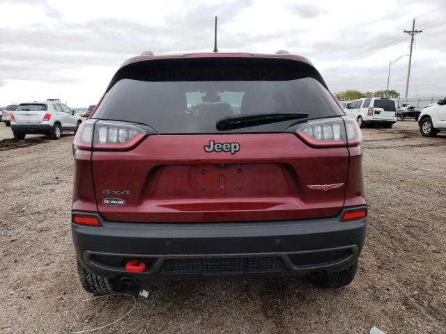 1C4PJMBX7LD527415 - 2020 JEEP CHEROKEE TRAILHAWK BURGUNDY photo 6