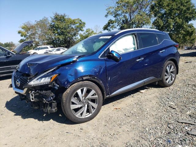 5N1AZ2CS1LN143609 - 2020 NISSAN MURANO SL BLUE photo 1